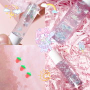 Transparent Pearlescent White Base Lip Gloss