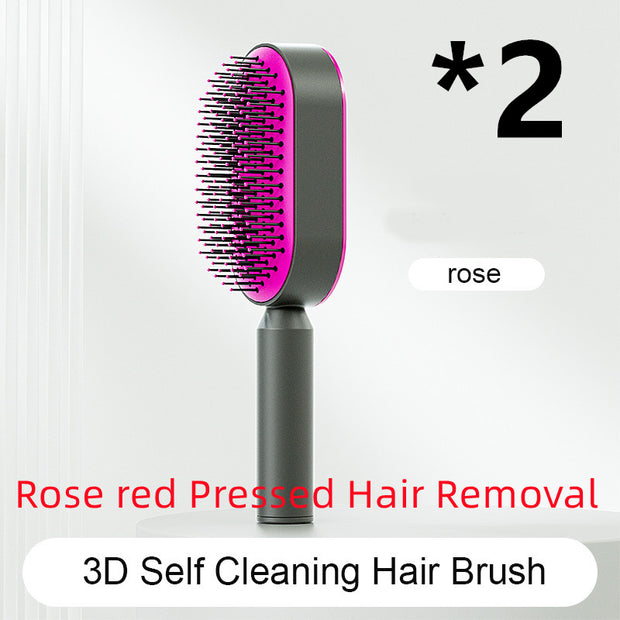 Self Cleaning Anti-Static Hair Brush