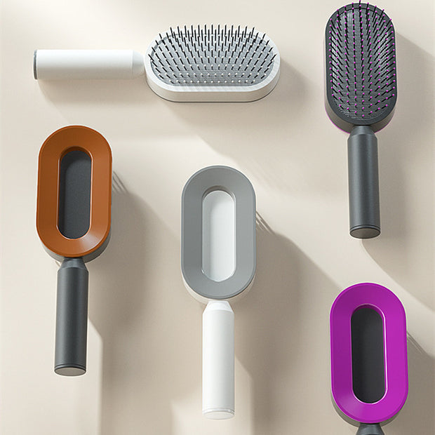 Self Cleaning Anti-Static Hair Brush