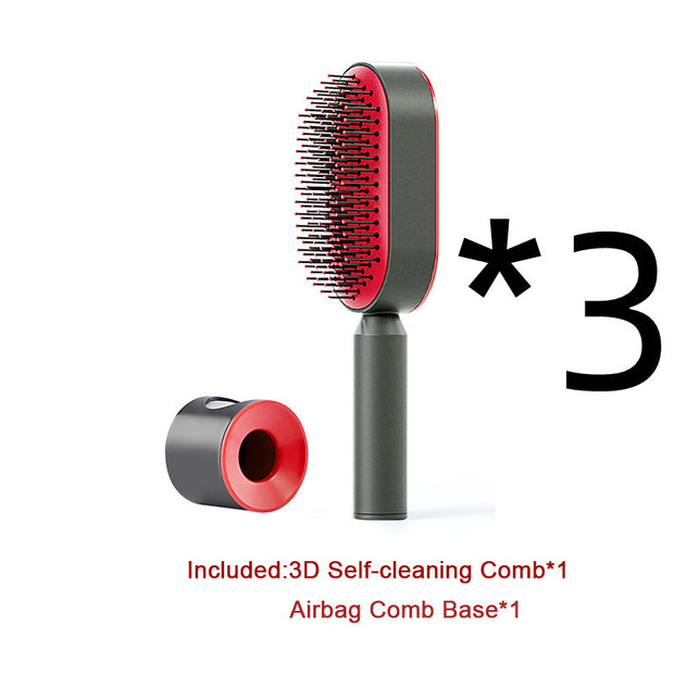 Self Cleaning Anti-Static Hair Brush