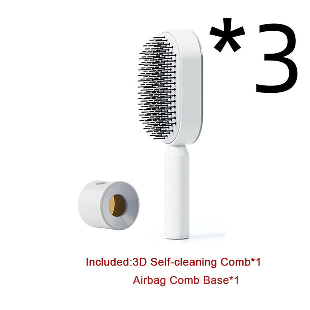 Self Cleaning Anti-Static Hair Brush