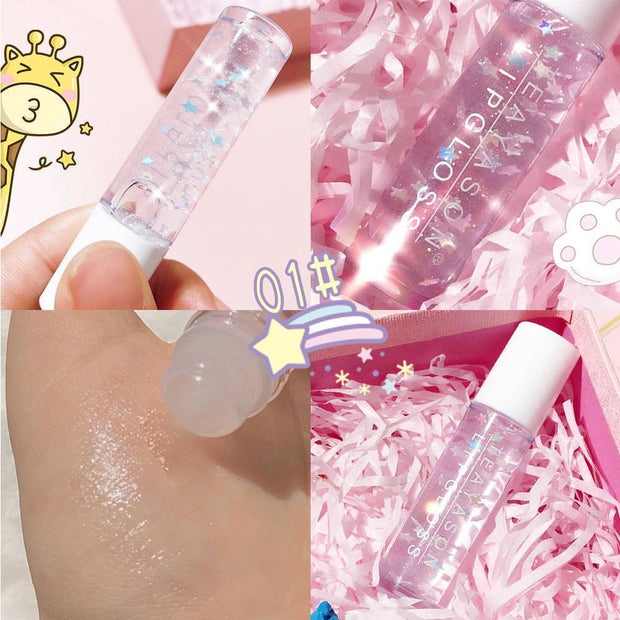 Transparent Pearlescent White Base Lip Gloss